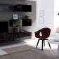 Wunderschöne TV-Lounge mit glänzend schwarzer Wohnwand Galaxy 8