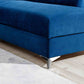 Wunderschönes L-förmiges Sofa in blauer Farbe