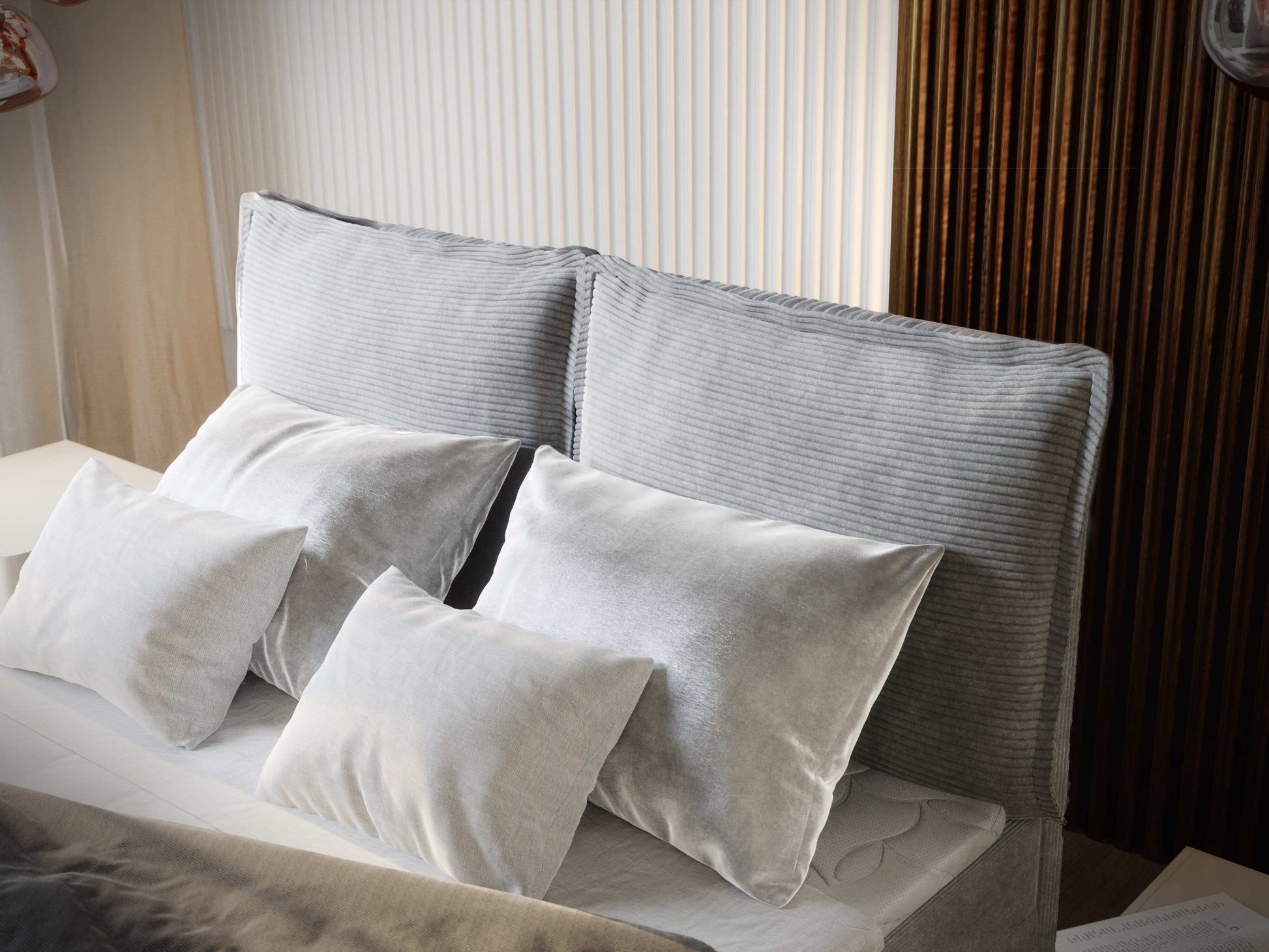 Wunderschönes Boxspringbett Monta mit Kissen