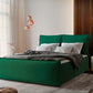 Wunderschönes Boxspringbett Monta in grüner Farbe