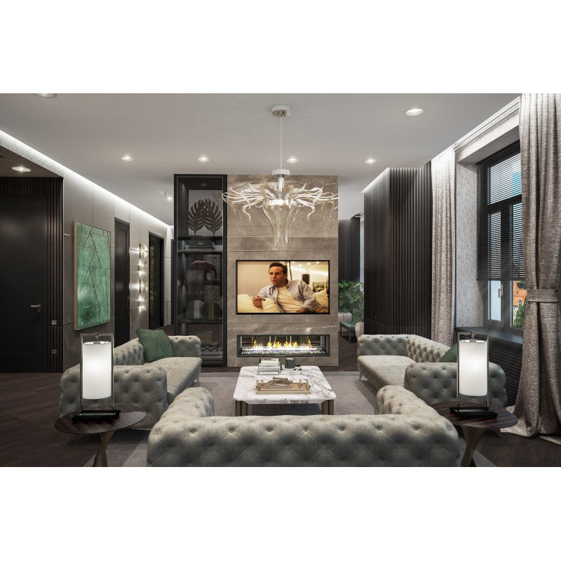 Schöne TV-Lounge mit schöner Sofagarnitur Chesterfield Chelsea