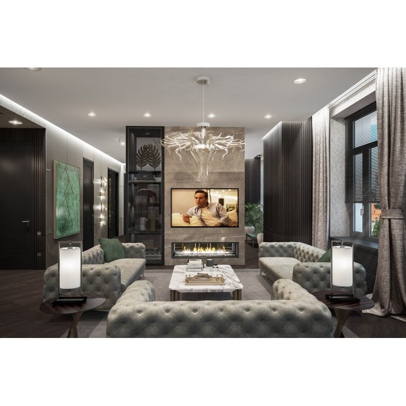Schöne TV-Lounge mit schöner Sofagarnitur Chesterfield Chelsea