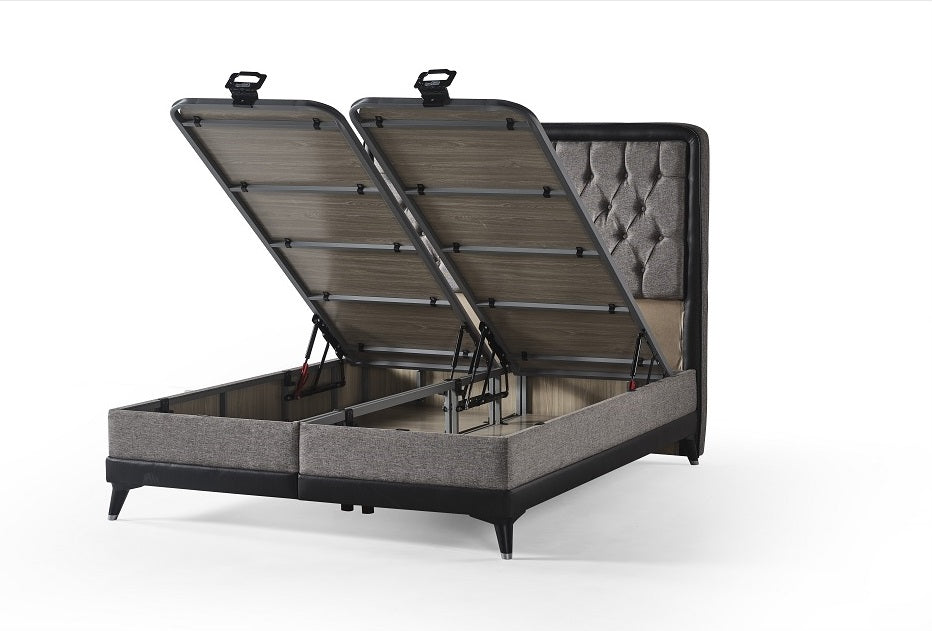 box spring bed loft box spring with storage space